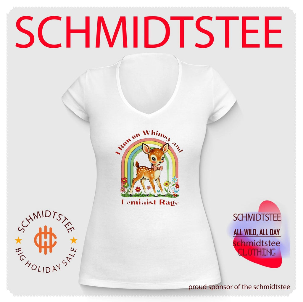 I Run on Whimsy and Feminist Rage whimsical shirt