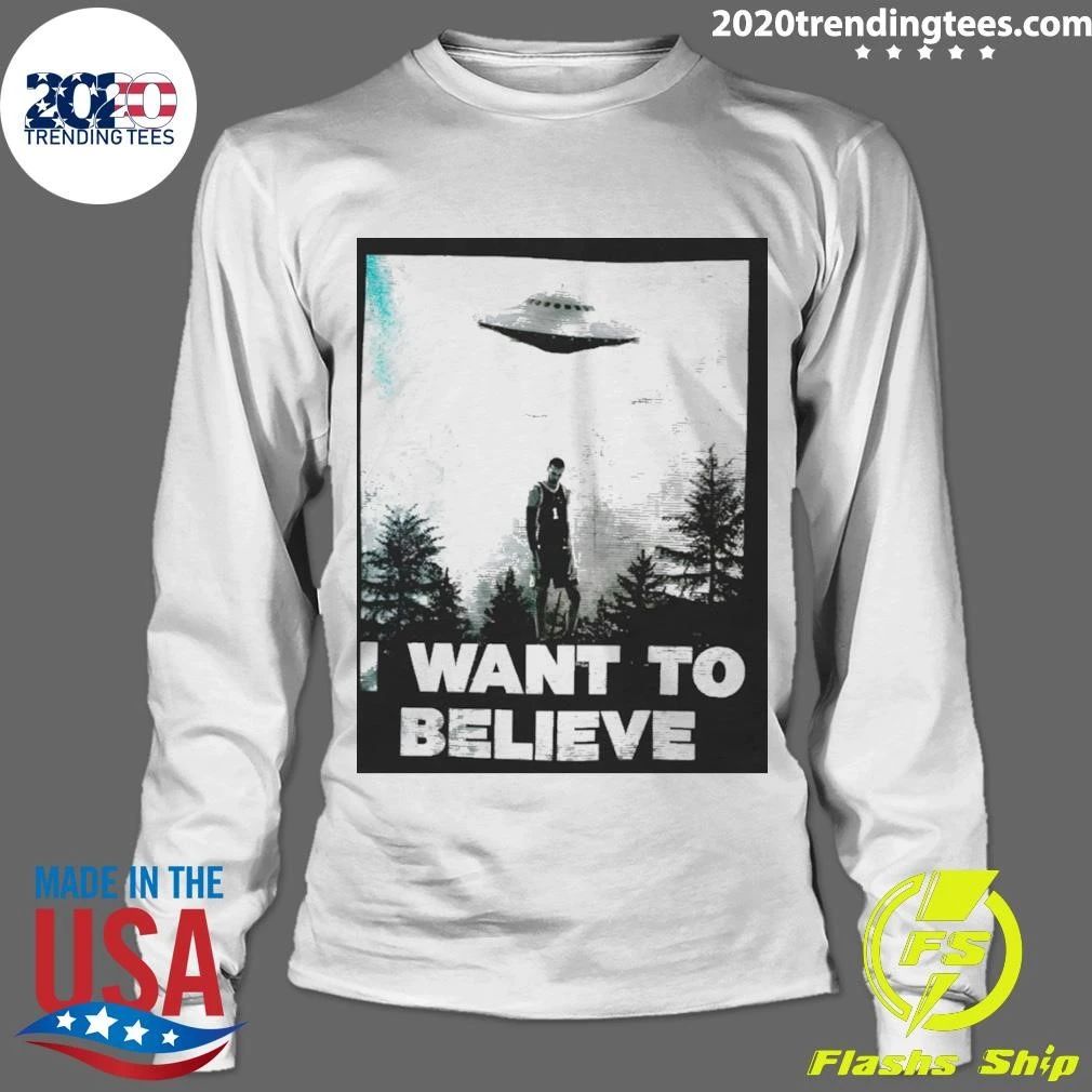 Ufo San Antonio Spurs Basketball I Want To Believe Vintage Shirt