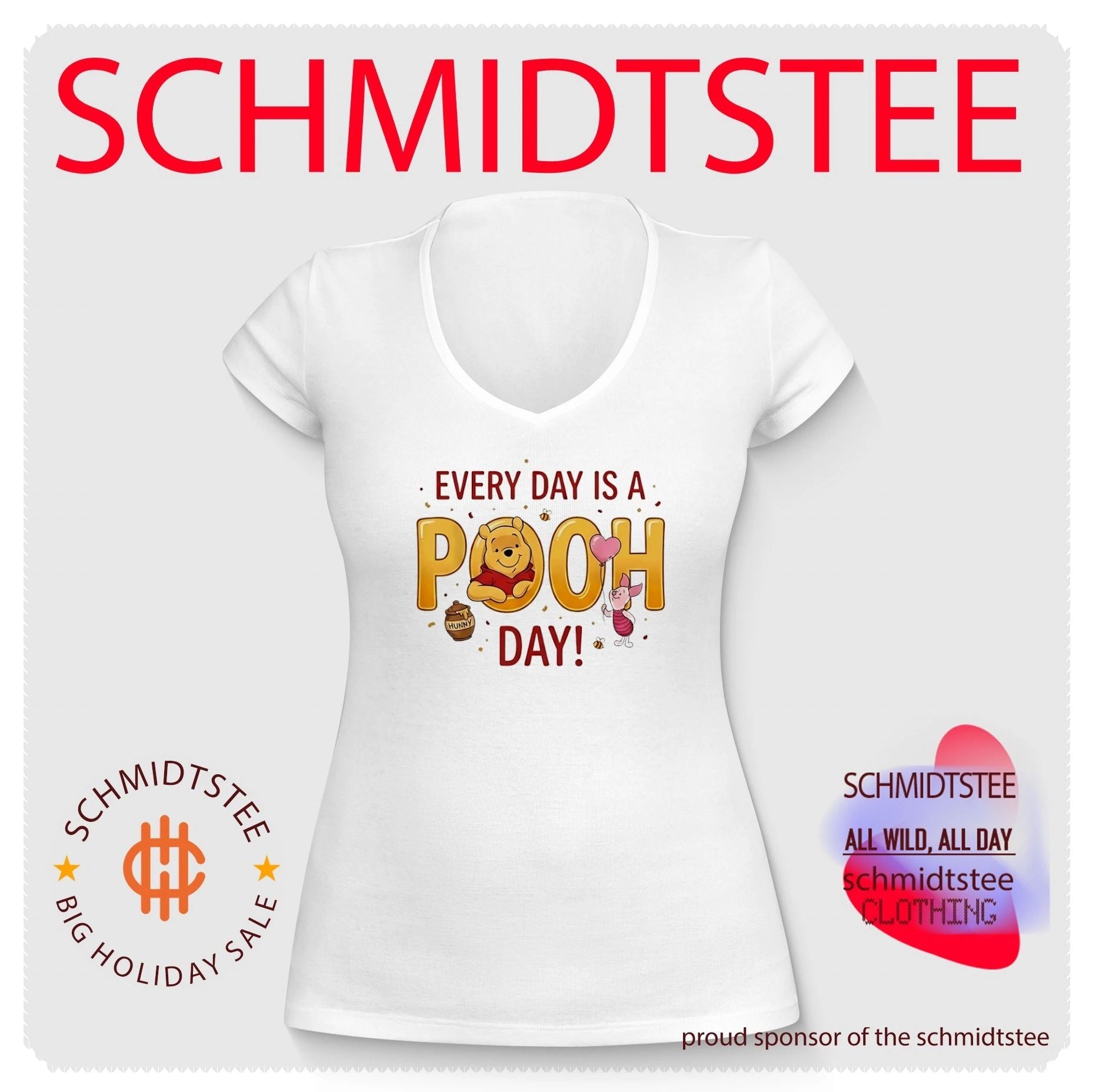 Every Day Is a Pooh Day Piglet Hunny Pot shirt