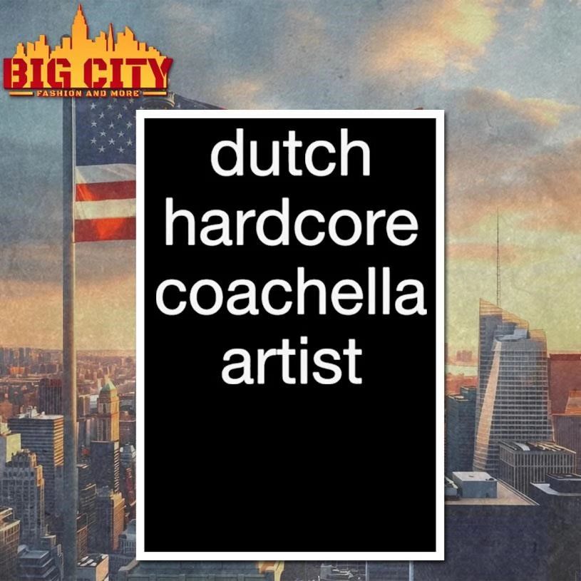 Joost Klein Dutch Hardcore Coachella Artist 2026 Shirt