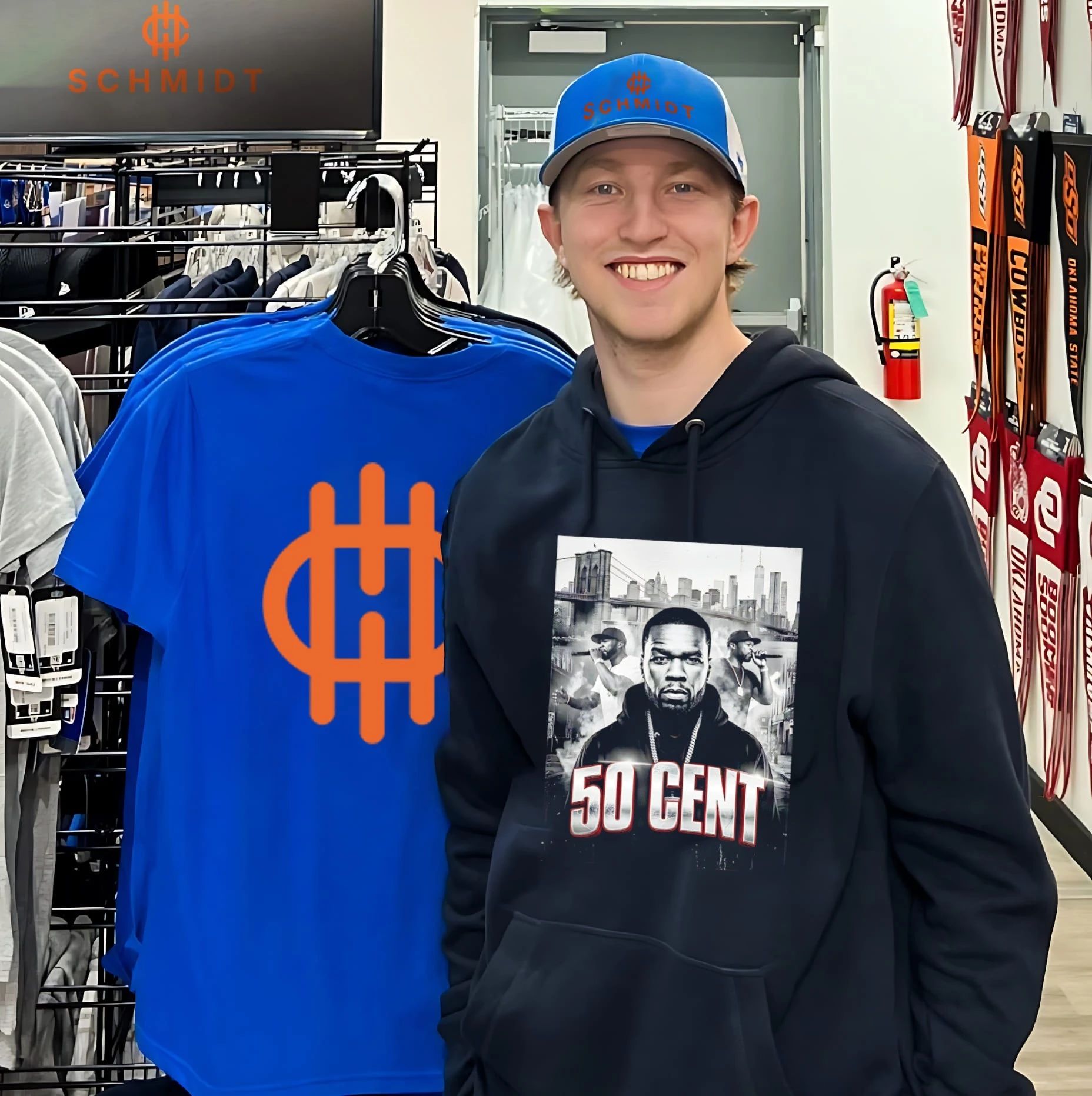 50 Cent New York City Portrait Curtis Jackson shirt