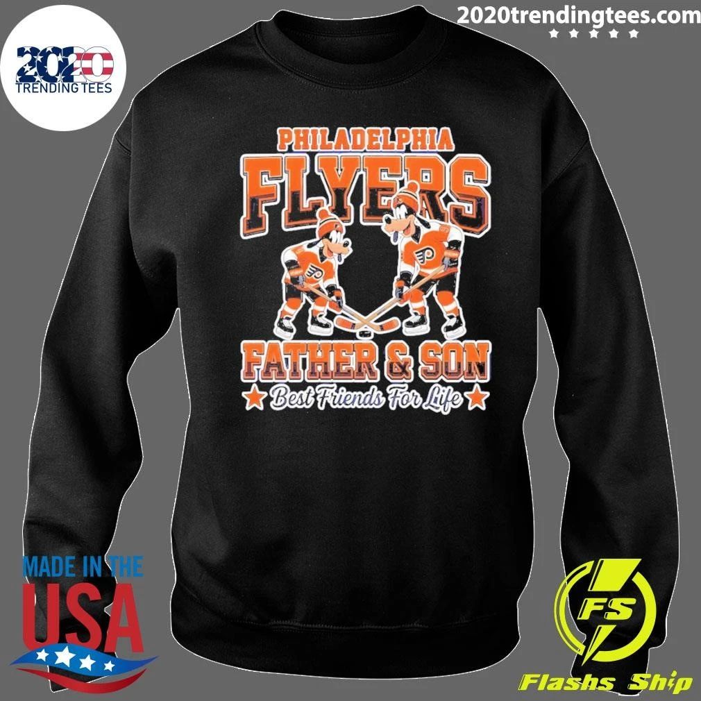 Disney Goofy Philadelphia Flyers Father And Son Best Friends For Life Shirt