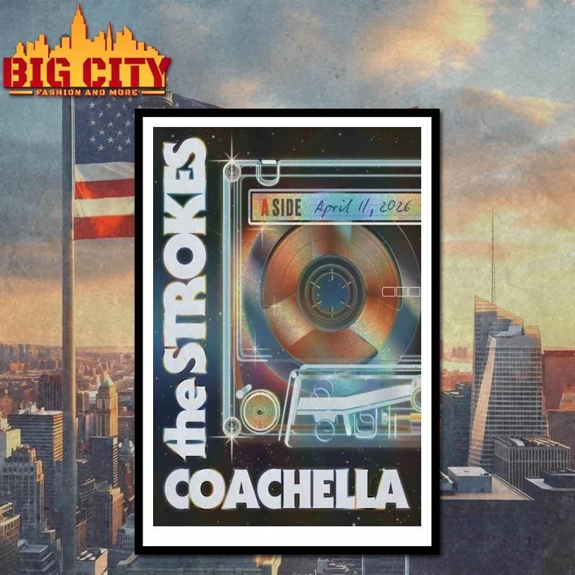 The Strokes Coachella Apr 11 2026 Empire Polo Club In Indio CA Poster Shirt
