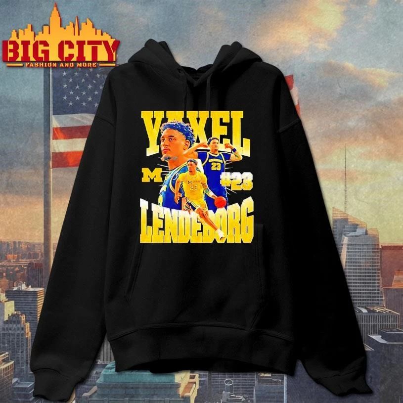 Yaxel Lendeborg 23 Michigan Wolverines men’s basketball Champions Shirt