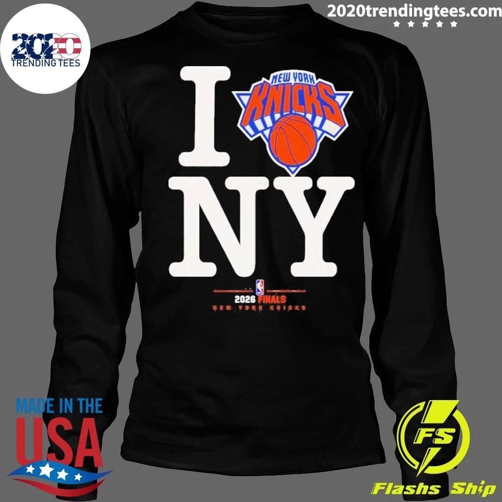 New York Knicks Basketball I Love Ny 2026 Finals Shirt