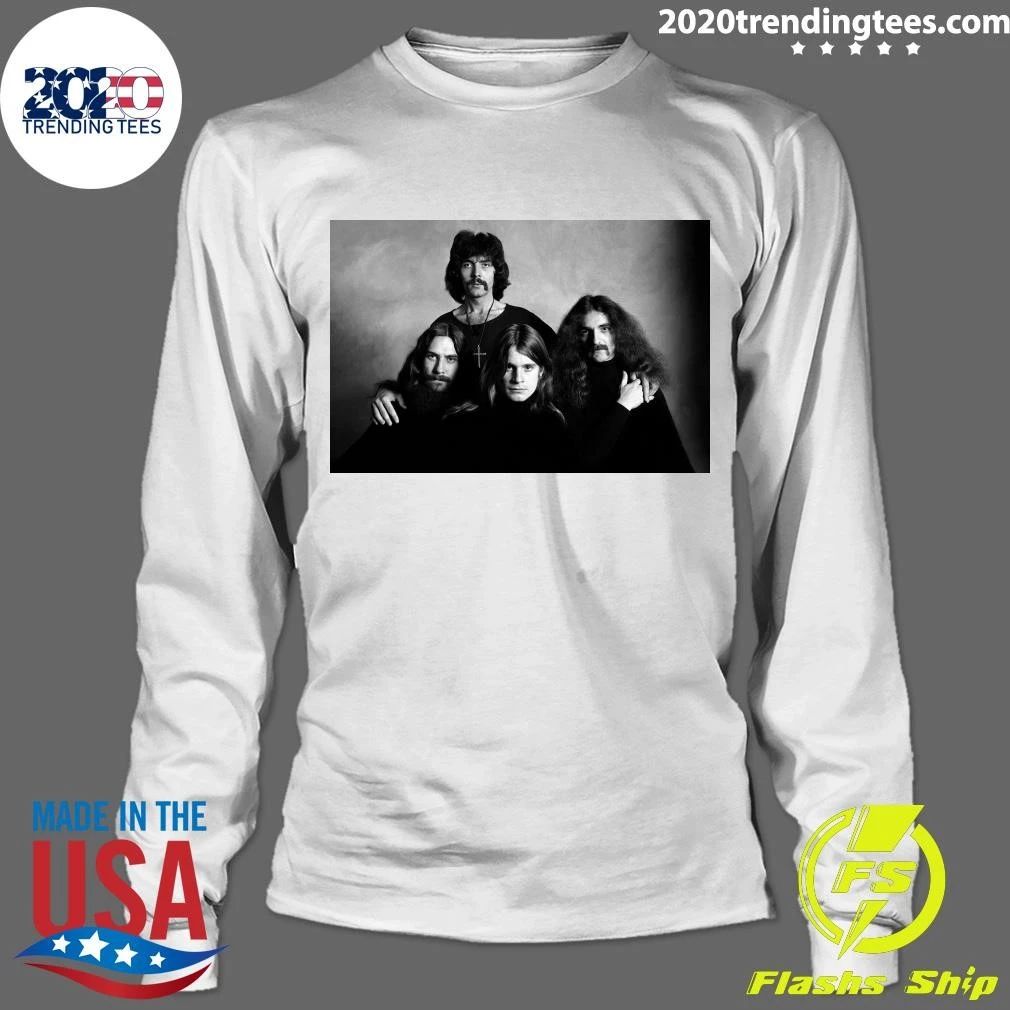 Bill Ward, Tony Iommi, Ozzy Osbourne and Geezer Black Sabbath Guitar Vintage Shirt