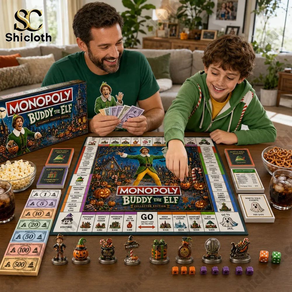 Buddy the Elf Collector’s Edition Monopoly Board Game