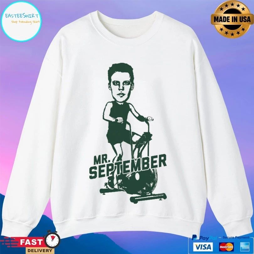Mr September Riding A Stationary Bike T-shirt