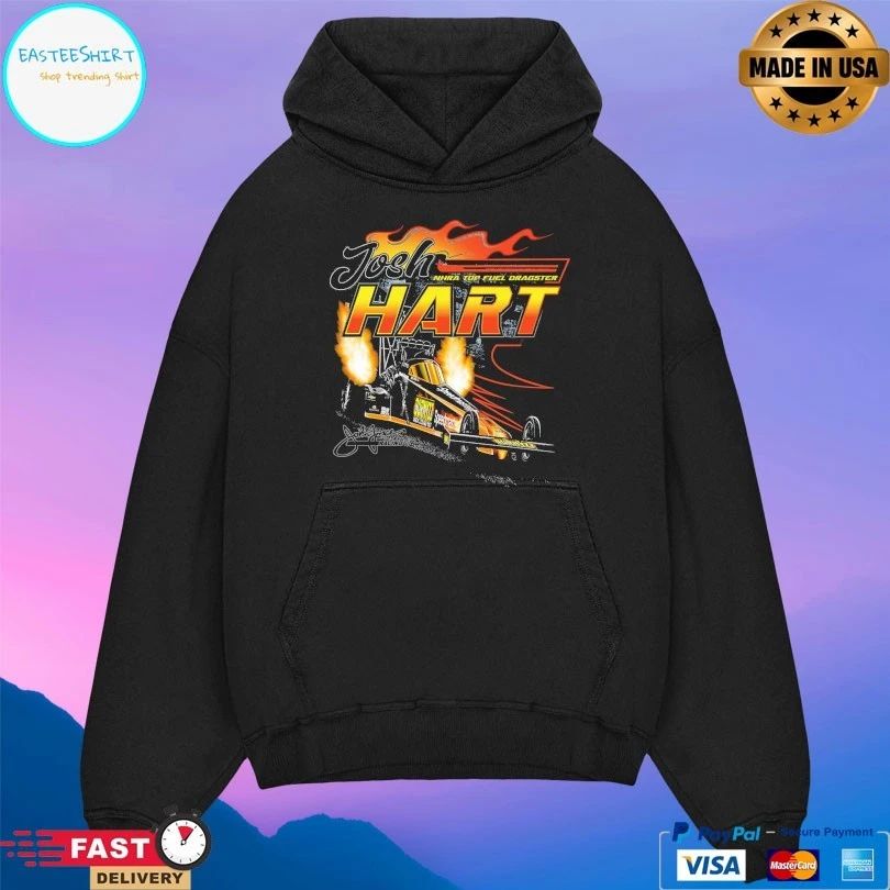 Josh Hart Nhra Top Fuel Dragster Racing T-shirts