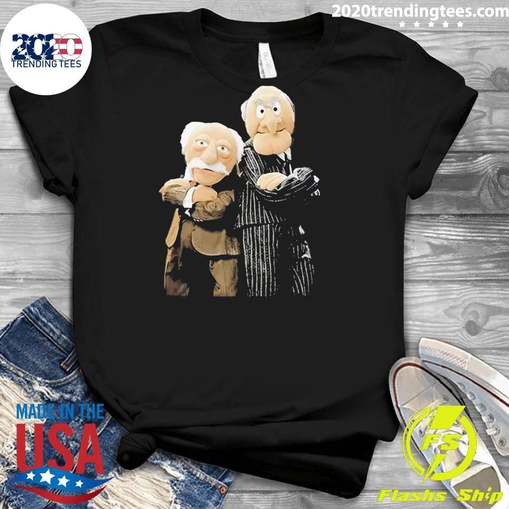 The Muppet Show Statler and Waldorf Black Shirt