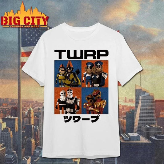 TWRP Band Merch Pure Elegance EU UK Tour 2026 With Ninja Sex Party Puppet Photo Sand Shirt