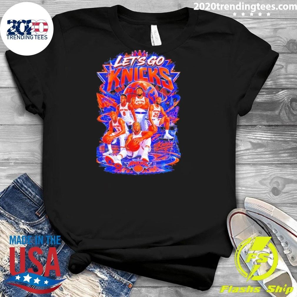 Jalen Brunson Let’s Go Knicks New York Knicks Players 2026 Nba Basketball Shirt