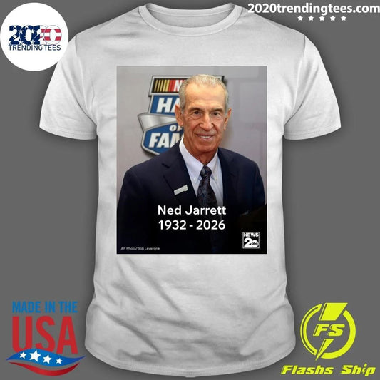 Nascar Hall Of Fame Driver Ned Jarrett 1932-2026 Shirt