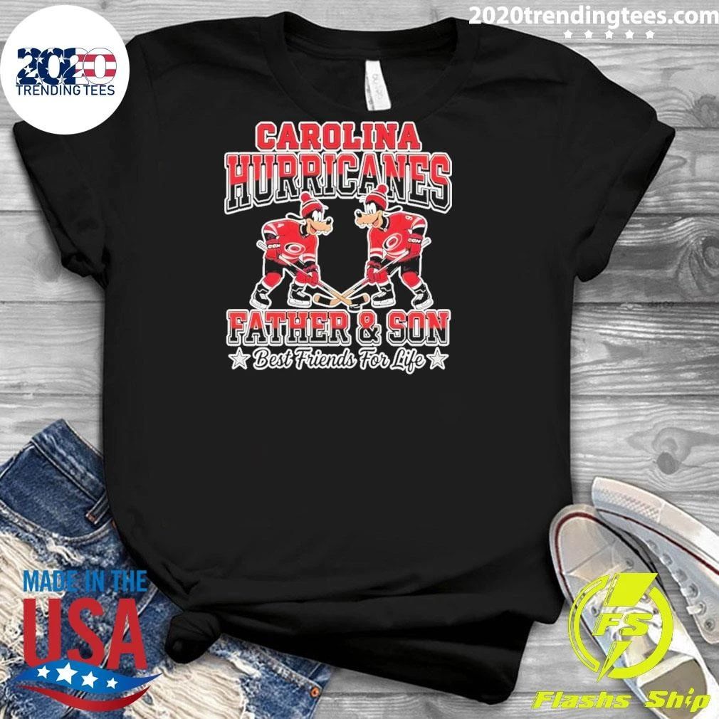 Disney Goofy Carolina Hurricanes Father And Son Best Friends For Life Shirt