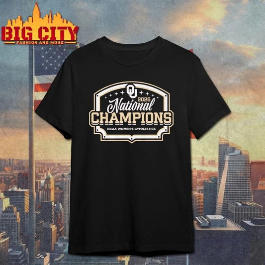 Oklahoma Women’s Gymnastics 2026 National Champions NCAA Shirt