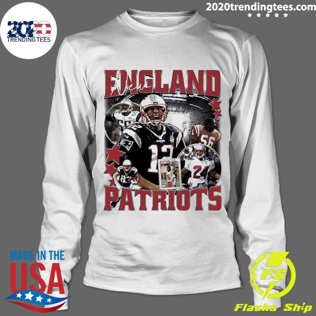 New England Patriots 90s Vintage Bootleg Football Graphic Shirt