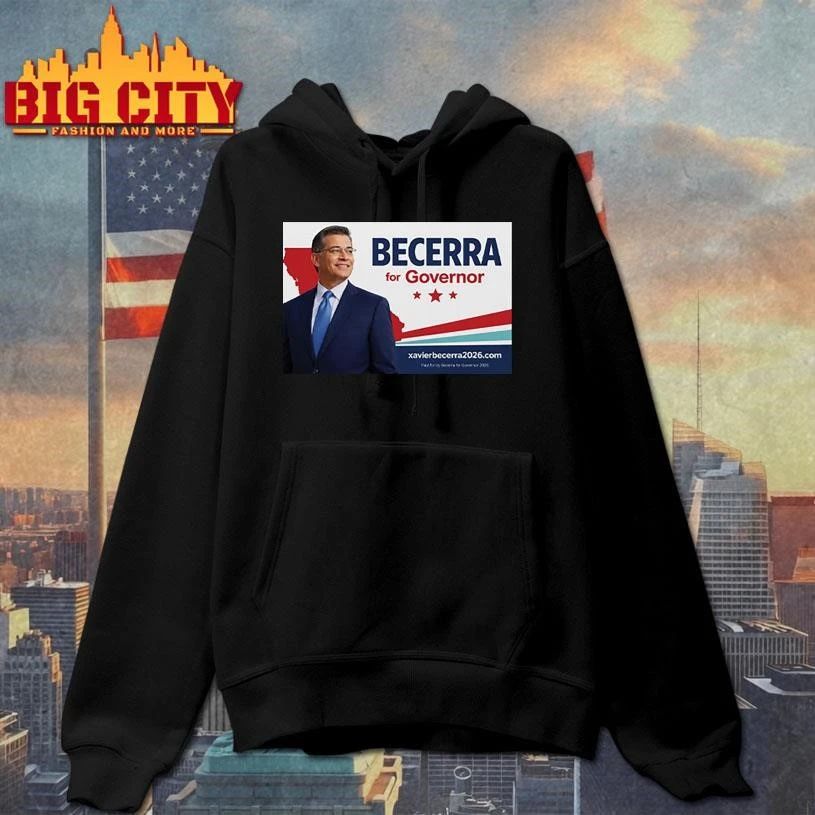 Vote Xavier Becerra 2026 Governor California Political Campaign Shirt