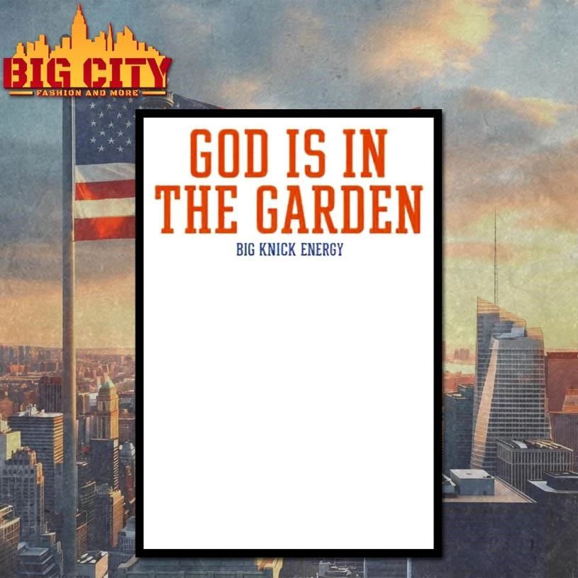 Big Knick Energy God Is In The Garden 2026 Shirt