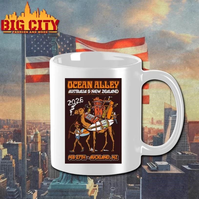 Ocean Alley 2026 AUS NZ Tour Limited Edition NZ Tour Poster Shirt