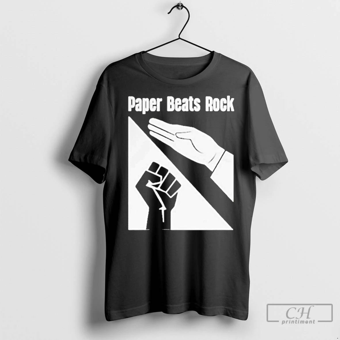 Classic Paper Beats Rock Black Lives Matter
