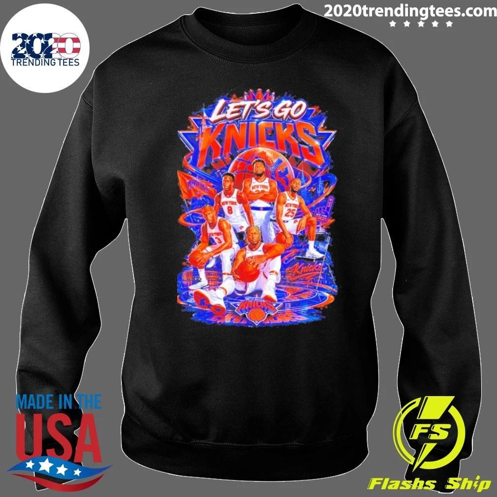 Jalen Brunson Let’s Go Knicks New York Knicks Players 2026 Nba Basketball Shirt