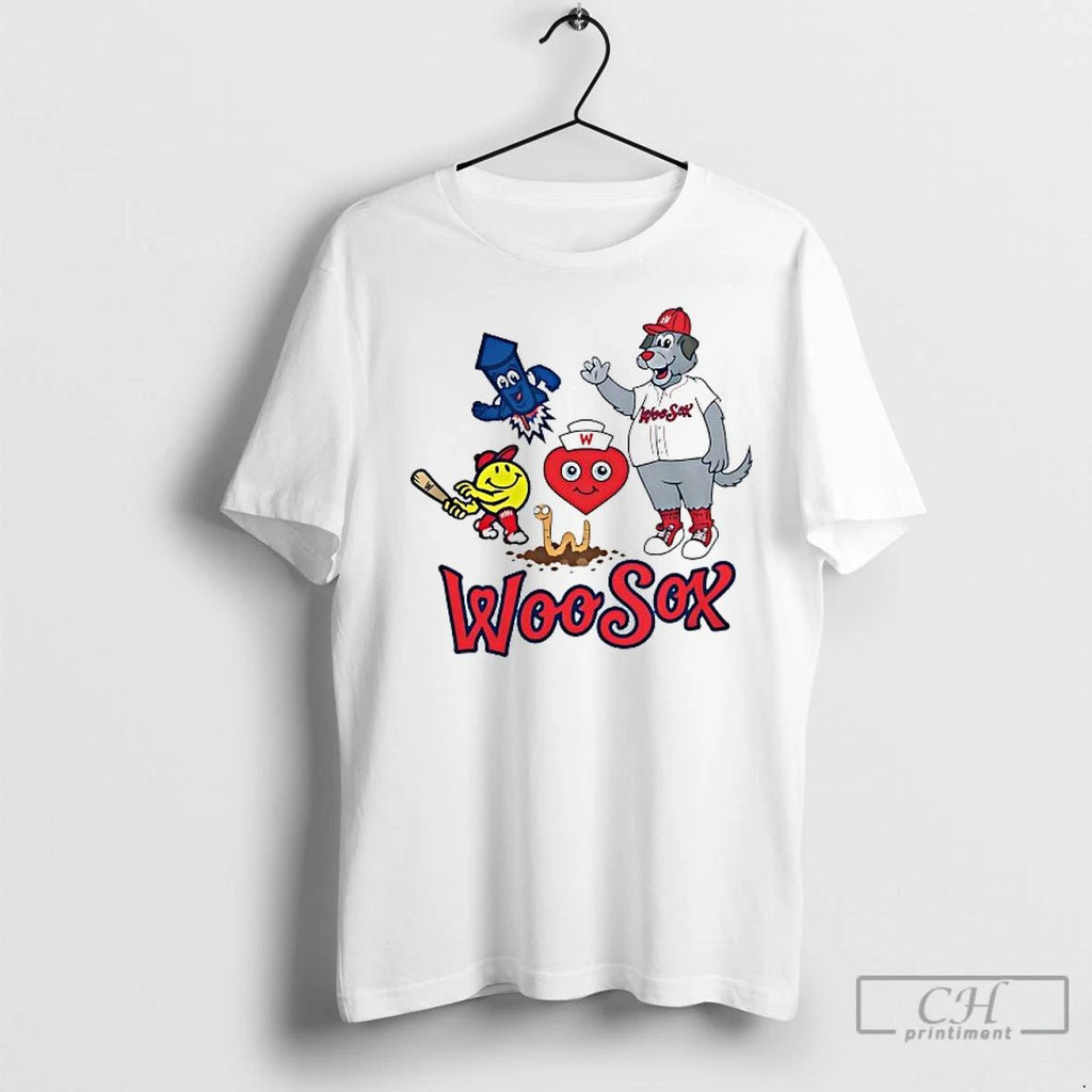 Classic Woosox Mascot Boston Red Sox With Items