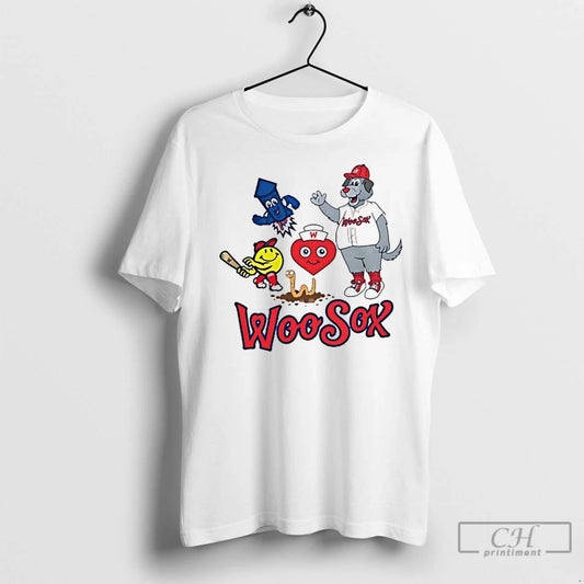 Classic Woosox Mascot Boston Red Sox With Items