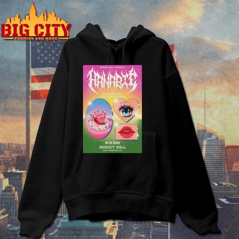 Hanabie Apr 10 2026 August Hall, San Francisco, CA Poster Shirt