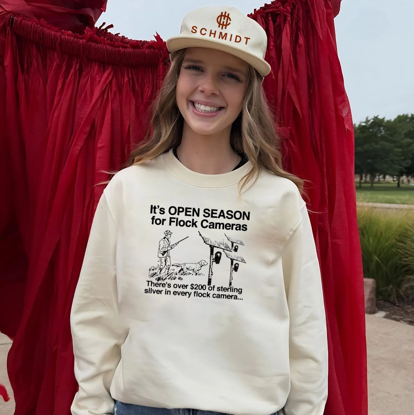 It Is Open Season for Flock Cameras Surveillance shirt