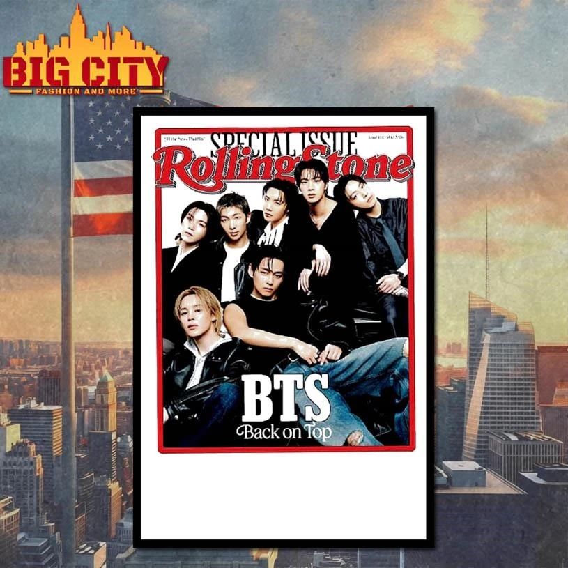 BTS x Rolling Stone Cover Special Issue Bts Back On Top Shirt