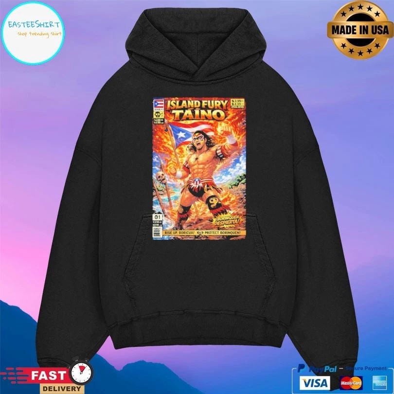 Island Fury Taino Taino Comic Book Cover T-shirts
