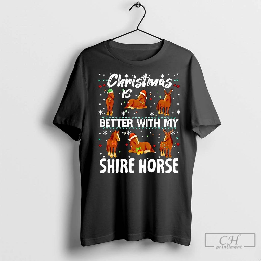 Classic Christmas Is Better With Shire Horse