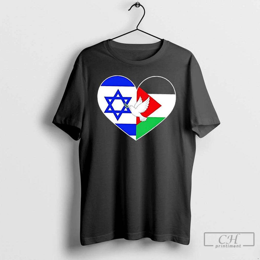 Classic Peace For Israel And Palestine T Shirts