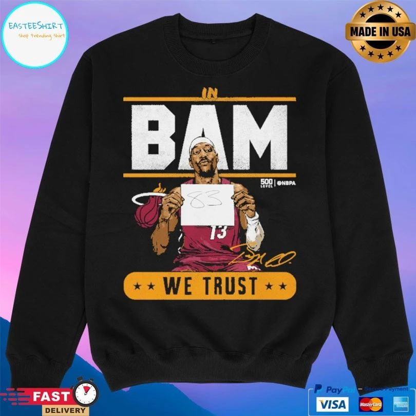 Bam Adebayo Miami Heat Trust 83 Points T-shirts