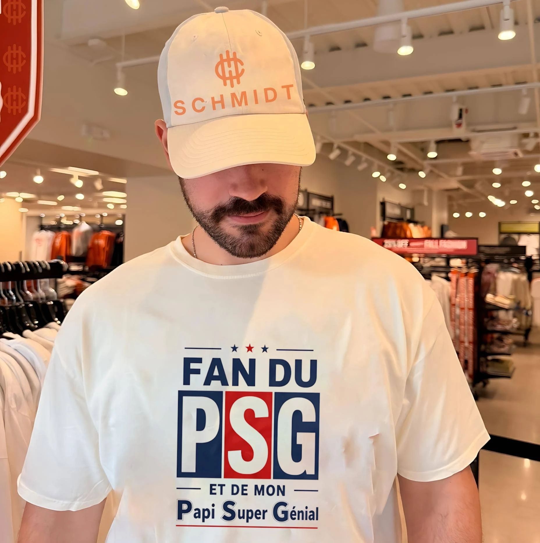 Fan Du Psg Et De Mon Papi Super Génial Paris Saint-Germain shirt