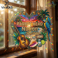 Jimmy Buffett Parrot Head Nation Acrylic Suncatcher