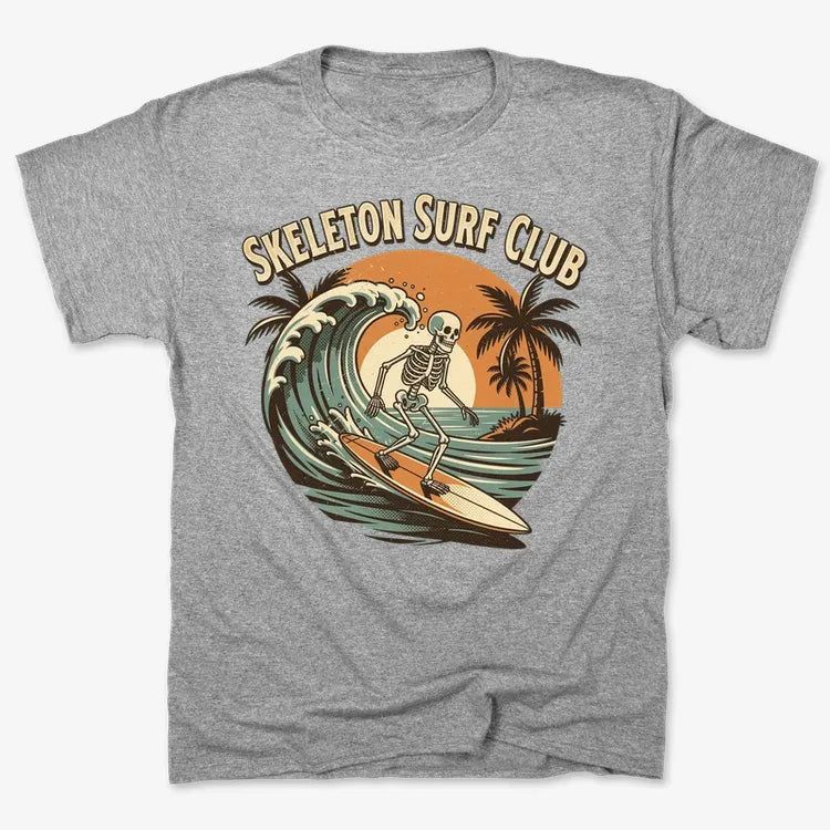 Skeleton Surf Club Tee