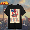 Brantley Gilbert The Real American Tour 2026 Schedule Tour Dates Poster Shirt