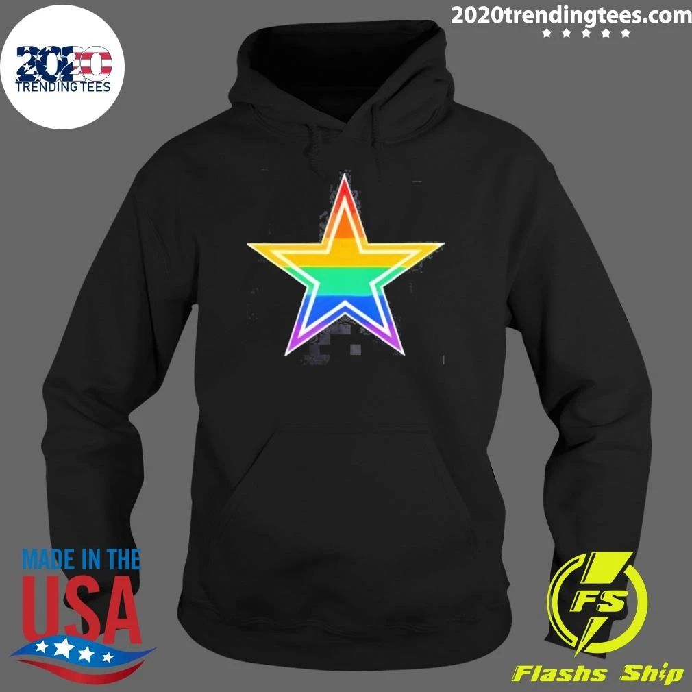 Rainbow Pride Star Dallas Cowboys Rainbow Pride Star Aesthetic Shirt
