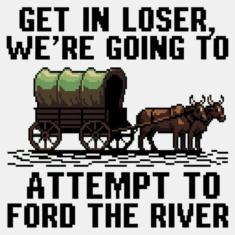 Get in Loser, We're Going to Ford the River