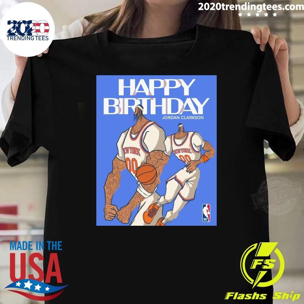 Happy Birthday Jordan Clarkson New York Knicks NBA Philippines Shirt