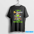 Grinch I Work At Hardees Logo Its Fine Everything Is Fine Tshirts Sweater