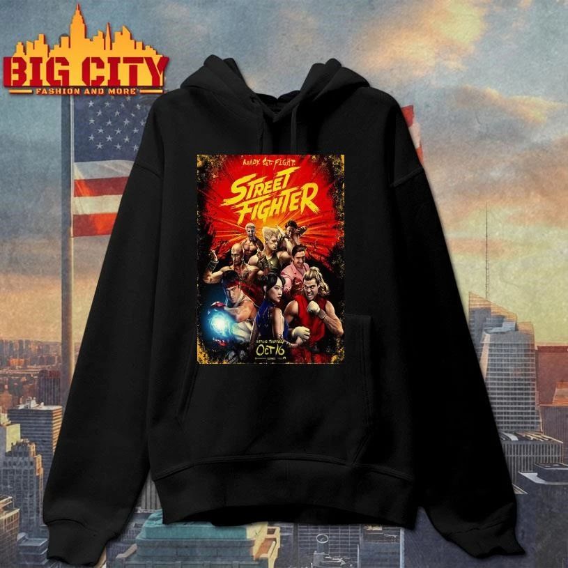 New Poster For Street Fighter Movie 2026 In Theaters On October 16 2026 Ready Set Fight Poster Shirt