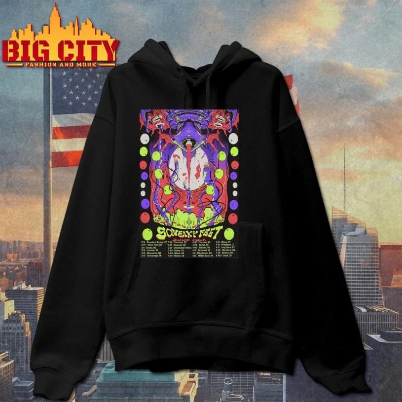 Squeaky Feet Band 2026 Tour Poster Shirt