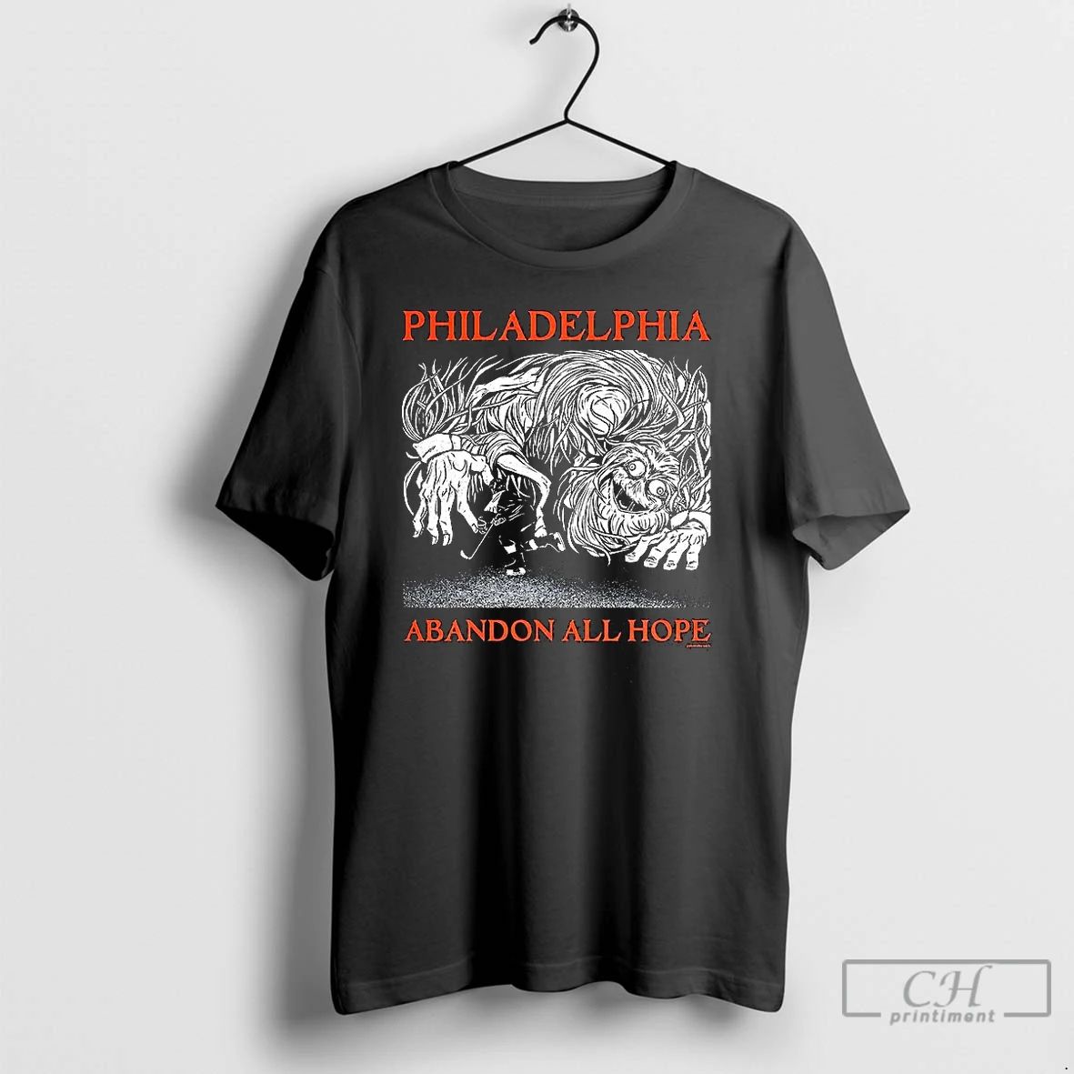 Classic Philadelphia Flyers Abandon All Hope T Shirts