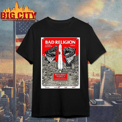 Bad Religion Buenos Aires Argentina 2026 Event Poster On April 22 2026 Home Decor Poster Shirt