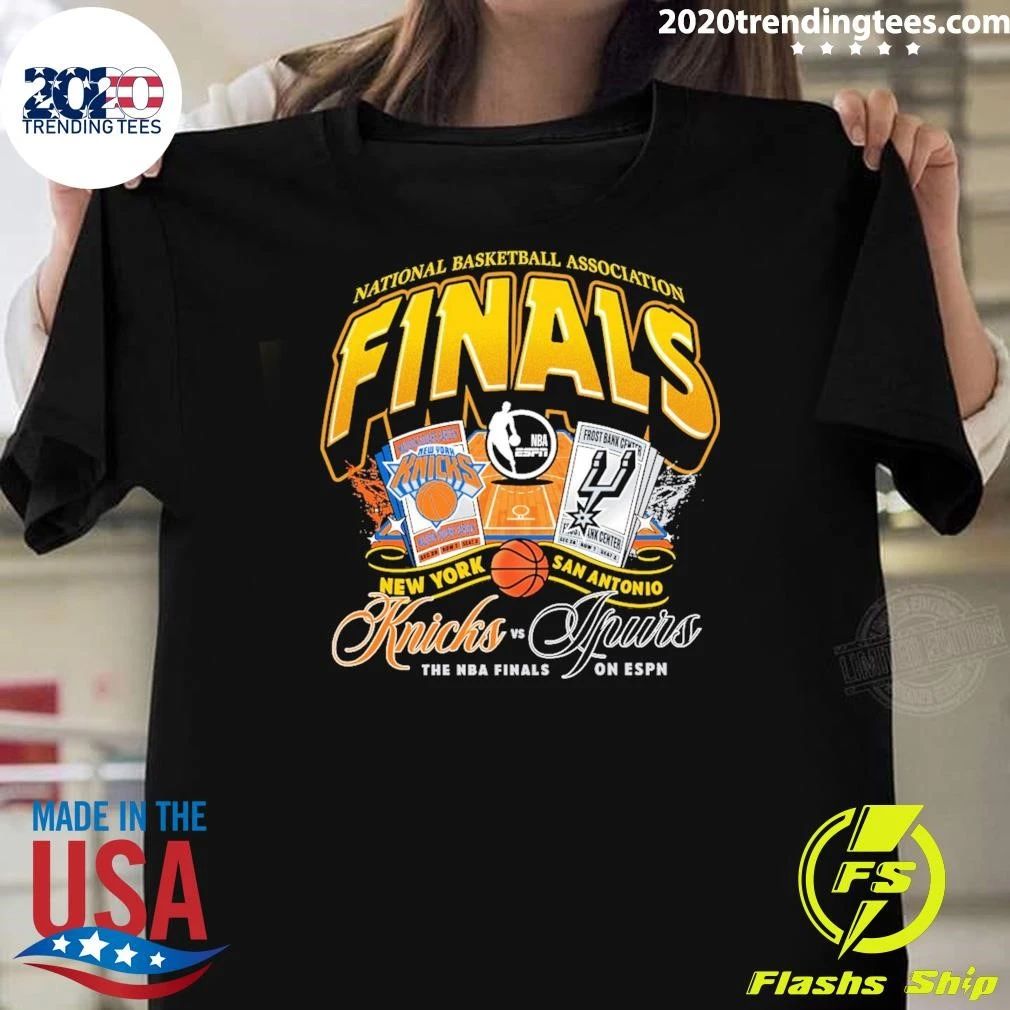 New York Knicks Vs. San Antonio Spurs 2026 NBA Finals Matchup Tickets Shirt