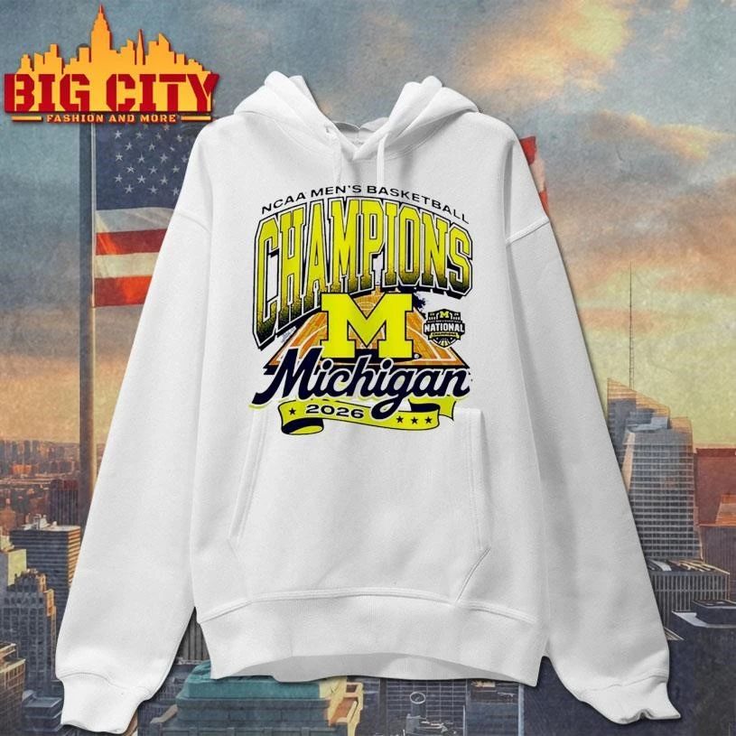 Michigan Wolverines 2026 Men’s Basketball National Champions stadium Shirt
