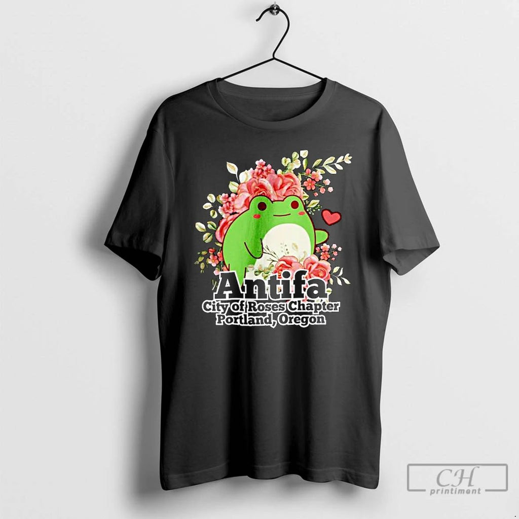 Classic Portland Frog City Of Roses Ornaments T Shirts
