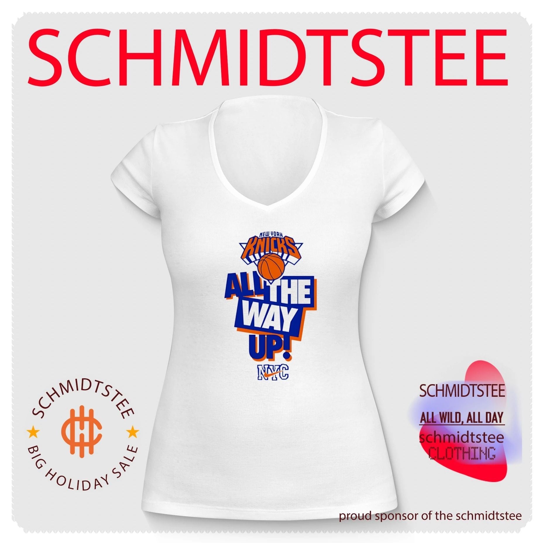 New York Knicks All the Way Up NYC NBA Basketball shirt